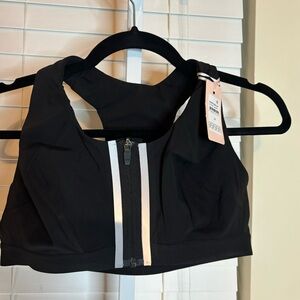40C Sports Bra With Zip up Front